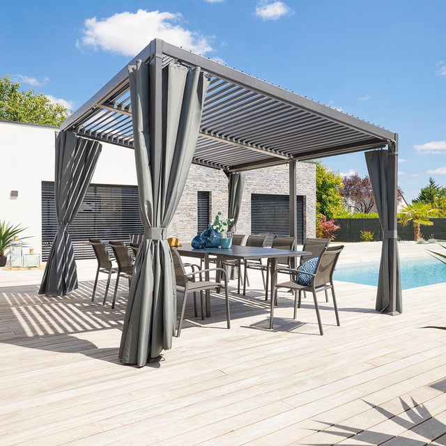 Pergola bioclimatique AVILA – Tonnelles et Pergolas – HygiRéa