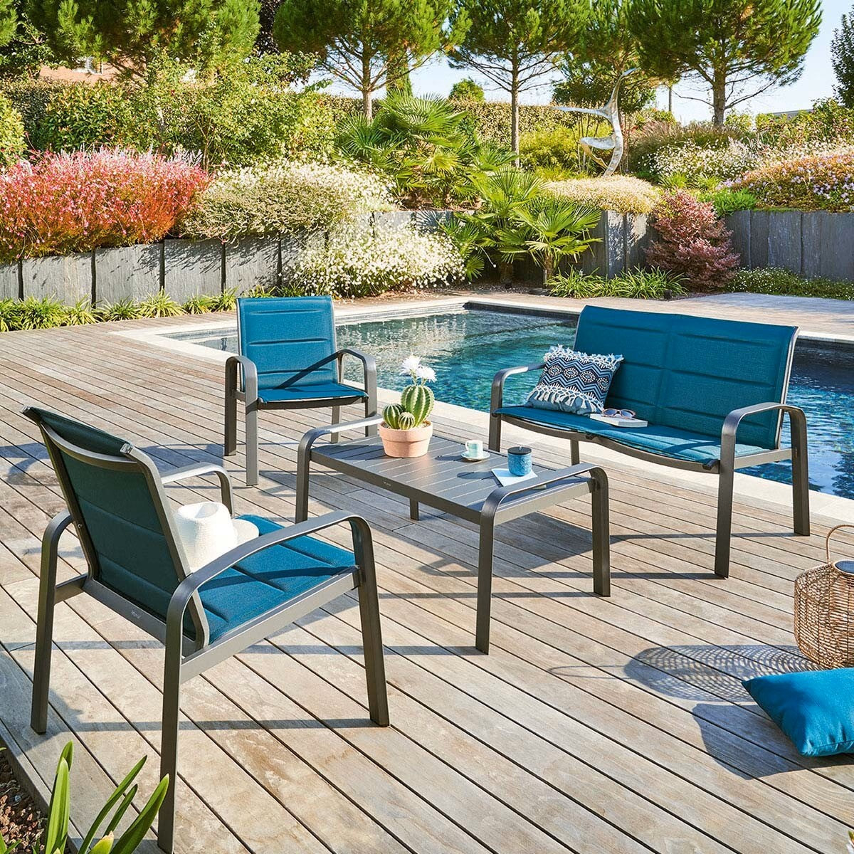 Salon Elyn 4 Places – Salon de jardin – HygiRéa