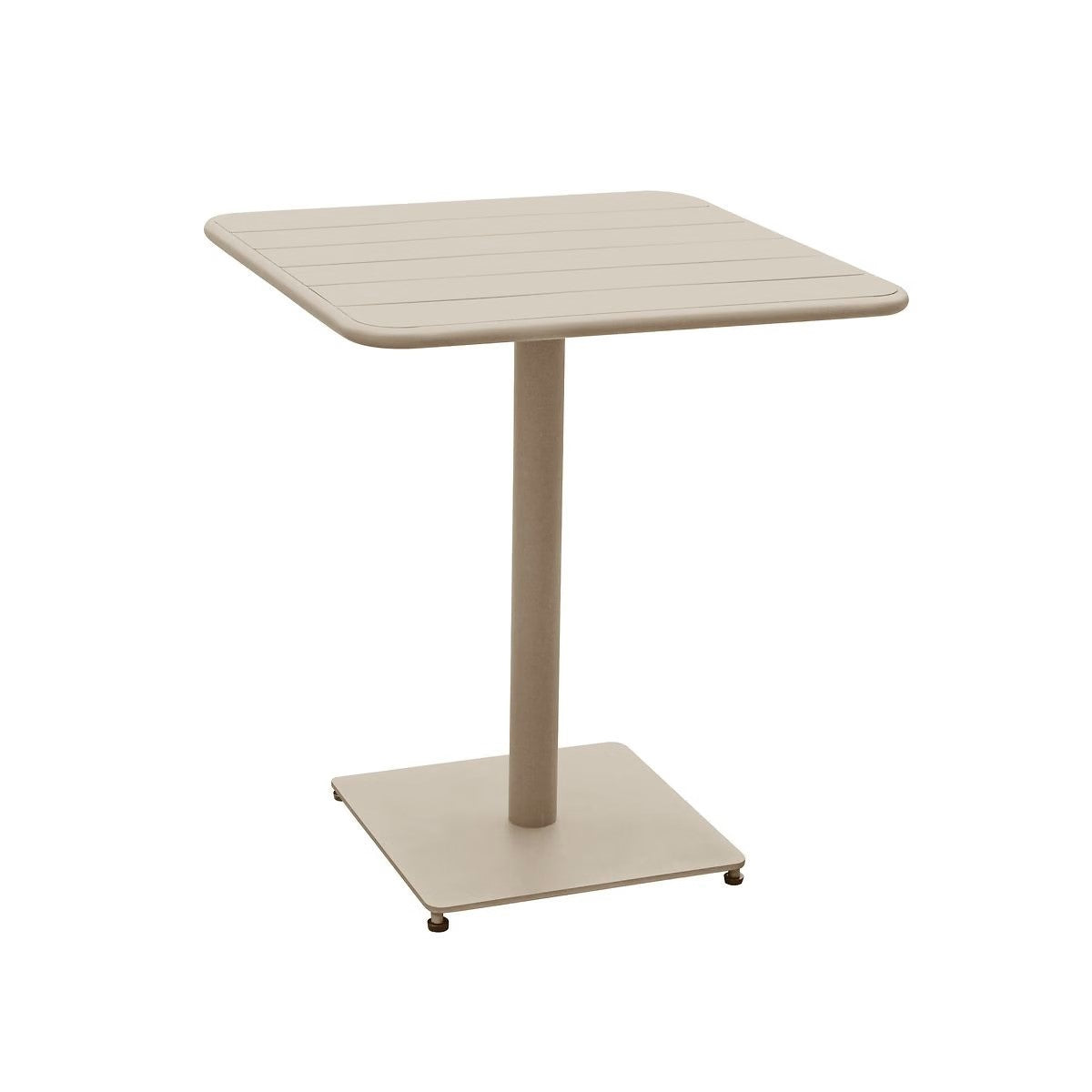 Table de jardin carrée PHUKET 2 places – Plateau de Table – HygiRéa