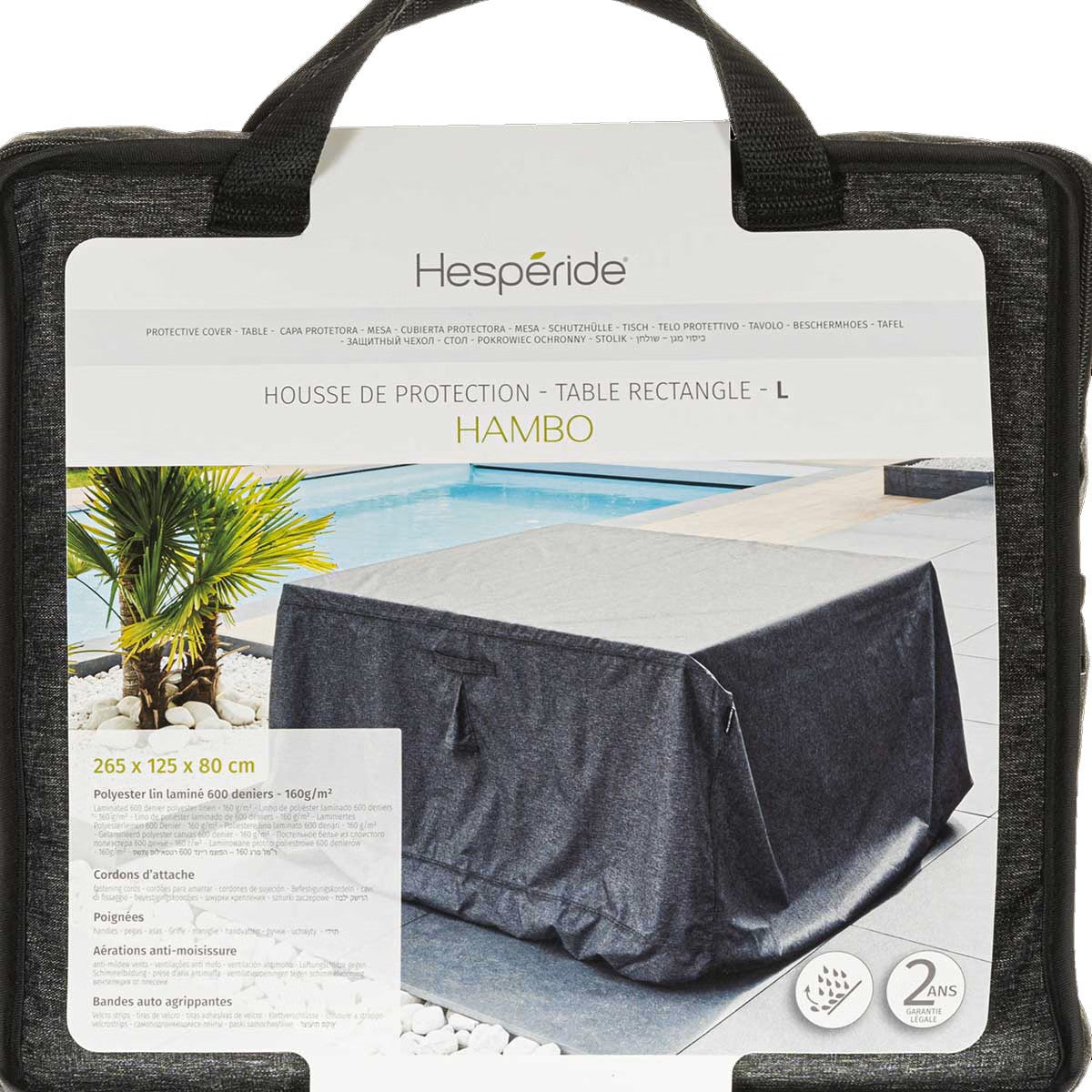 Housse de protection HAMBO pour table rectangulaire L – Housses de Tables – HygiRéa