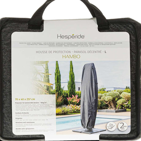 Housse de protection HAMBO pour parasol déporté L – Housses de Parasols – HygiRéa