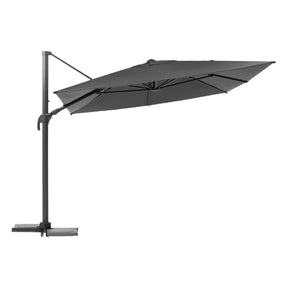 Parasol déporté MELHIA Anthracite / Graphite – Parasols – HygiRéa