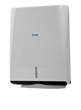 DISTRIBUTEUR BLANC ESSUIE-MAINS PLIÉS – Distributeurs – HygiRéa