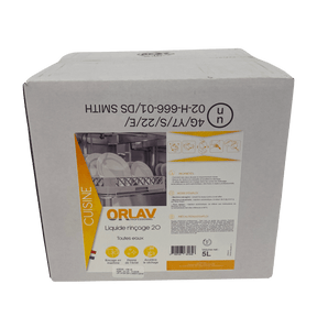 ORLAV - LIQUIDE DE RINCAGE 20 - BIB 10L – Lavage Vaisselle en Machine – HygiRéa