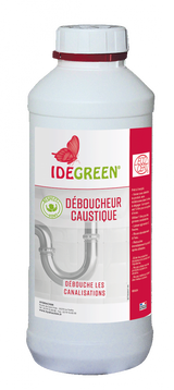 DEBOUCHEUR LIQUIDE CAUSTIQUE - ECODETERGENT ECOCERT – Entretien WC – HygiRéa