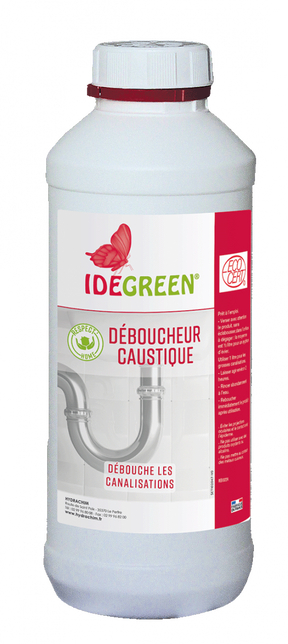DEBOUCHEUR LIQUIDE CAUSTIQUE - ECODETERGENT ECOCERT – Entretien WC – HygiRéa