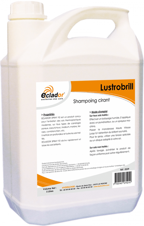 LUSTROBRILL – Entretien et nettoyage des sols spécifiques – HygiRéa