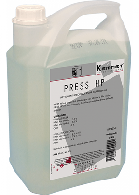 PRESS HP, CARROSSERIES POIDS LOURDS – Liquide / Prélavage & Lavage carrosserie – HygiRéa