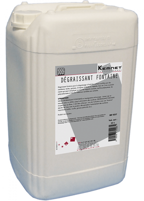 DEGRAISSANT FONTAINE – Nettoyant, détartrant & degraissant spécifique – HygiRéa