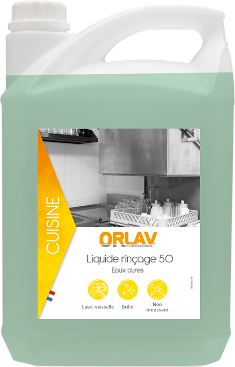 LIQUIDE RINCAGE 50 – Rinçage en machine – HygiRéa