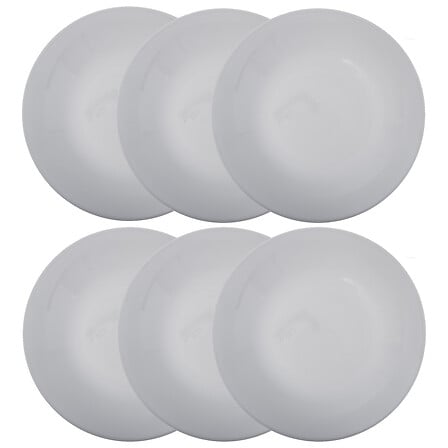 Assiette plate Jeanne diam 27 cm blanc