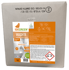 WASH'R ECOLABEL - LAVAGE VAISSELLE MACHINE CONCENTRÉ - 10L – Lavage Vaisselle en Machine – HygiRéa