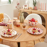 Assiette plate Cheri ocre diamètre 27 cm