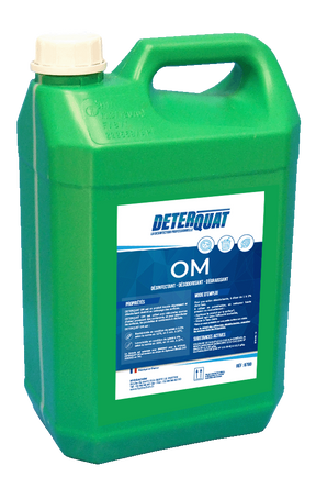 DETERQUAT OM – Désinfection / Détergence local poubelle – HygiRéa