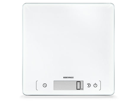 BALANCE ELECTRONIQUE COMFORT 400 BLANC VERRE 10 KG 1 G – Pesage cuisine – HygiRéa