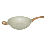 Wok aluminium forgé diam 32 cm vert