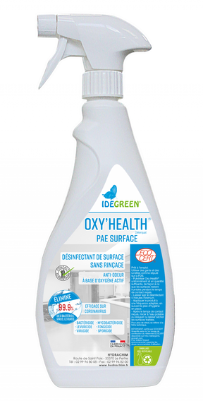 OXY HEALTH ECOCERT – Sols et Surfaces – HygiRéa