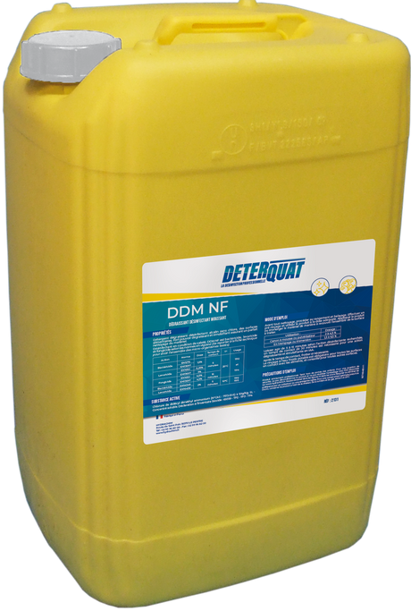 DETERQUAT DDM – Degraissant Désinfectant - concentré - non chloré - moussant – HygiRéa