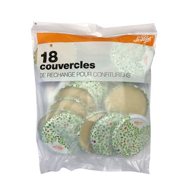 SACHET DE 18 COUVERCLES CONFITURIERS 82MM – Conservation – HygiRéa