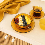 BOL LYS VERMEIL 51CL EN VERRE TREMPÉ – Petit déjeuner – HygiRéa