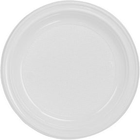 Assiettes blanc rondes 20.5cm Réutilisables – Assiettes Réutilisables – HygiRéa