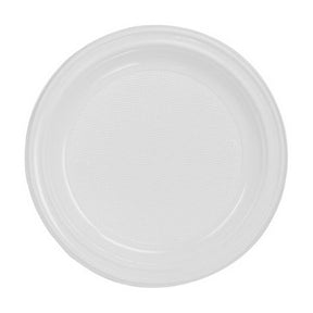 Assiettes blanc rondes 17cm Réutilisables – Assiettes Réutilisables – HygiRéa