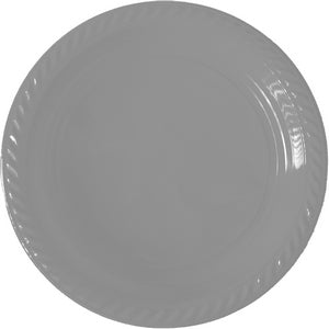 Assiettes rondes plastique 22cm x20 pièces réutilisable – Assiettes Réutilisables – HygiRéa