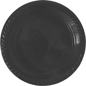 Assiettes rondes plastique 17cm x20 pièces réutilisable – Assiettes Réutilisables – HygiRéa