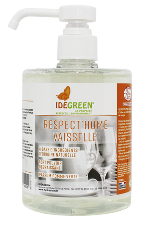 RESPECT'HOME VAISSELLE - ECODETERGENT ECOCERT – Vaisselle plonge – HygiRéa
