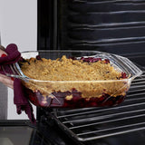 PLAT À FOUR IRRESISTIBLE 29X23CM EN VERRE TRANSPARENT – Cuisson au four – HygiRéa