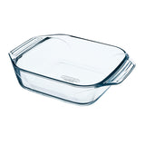 PLAT À FOUR IRRESISTIBLE 29X23CM EN VERRE TRANSPARENT – Cuisson au four – HygiRéa