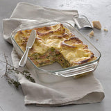 PLAT À FOUR RECTANGLE LET'S SHARE 31X20CM EN VERRE – Cuisson au four – HygiRéa