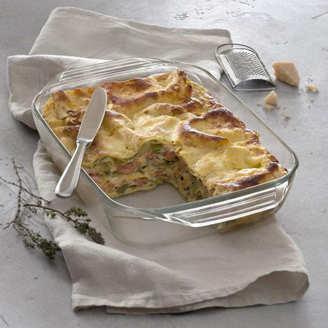 PLAT À FOUR RECTANGLE LET'S SHARE 31X20CM EN VERRE – Cuisson au four – HygiRéa