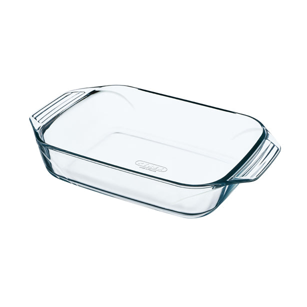 PLAT À FOUR RECTANGLE LET'S SHARE 31X20CM EN VERRE – Cuisson au four – HygiRéa