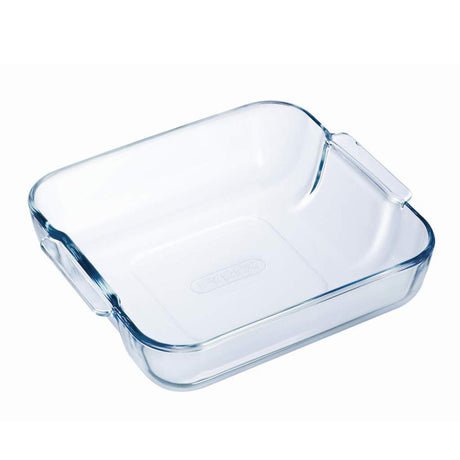 PLAT A FOUR CARRE VERRE 25X21X6CM CLASSIC – Cuisson au four – HygiRéa