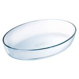 PLAT OVALE EN VERRE 26X18X6CM ESSENTIALS – Cuisson au four – HygiRéa