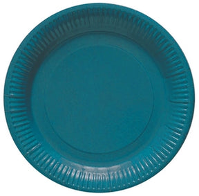 Assiettes carton rondes 23cm x8 pièces – Assiettes Réutilisables – HygiRéa