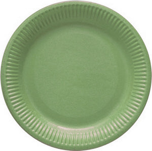 Assiettes carton rondes 18cm X8 pièces – Assiettes Réutilisables – HygiRéa