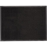 TAPIS LISA 60X80CM POLYPRO/PVC - NOIR - INTÉRIEUR