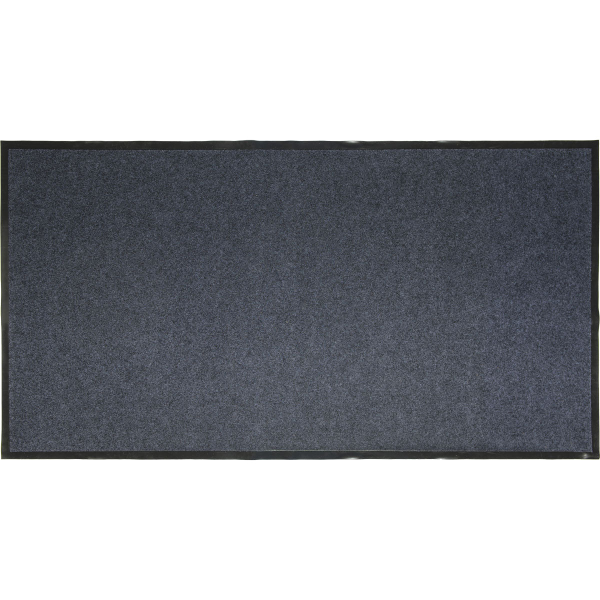 TAPIS 80X150CM POLYESTER/PVC - GRIS/BLANC - INTERIEUR