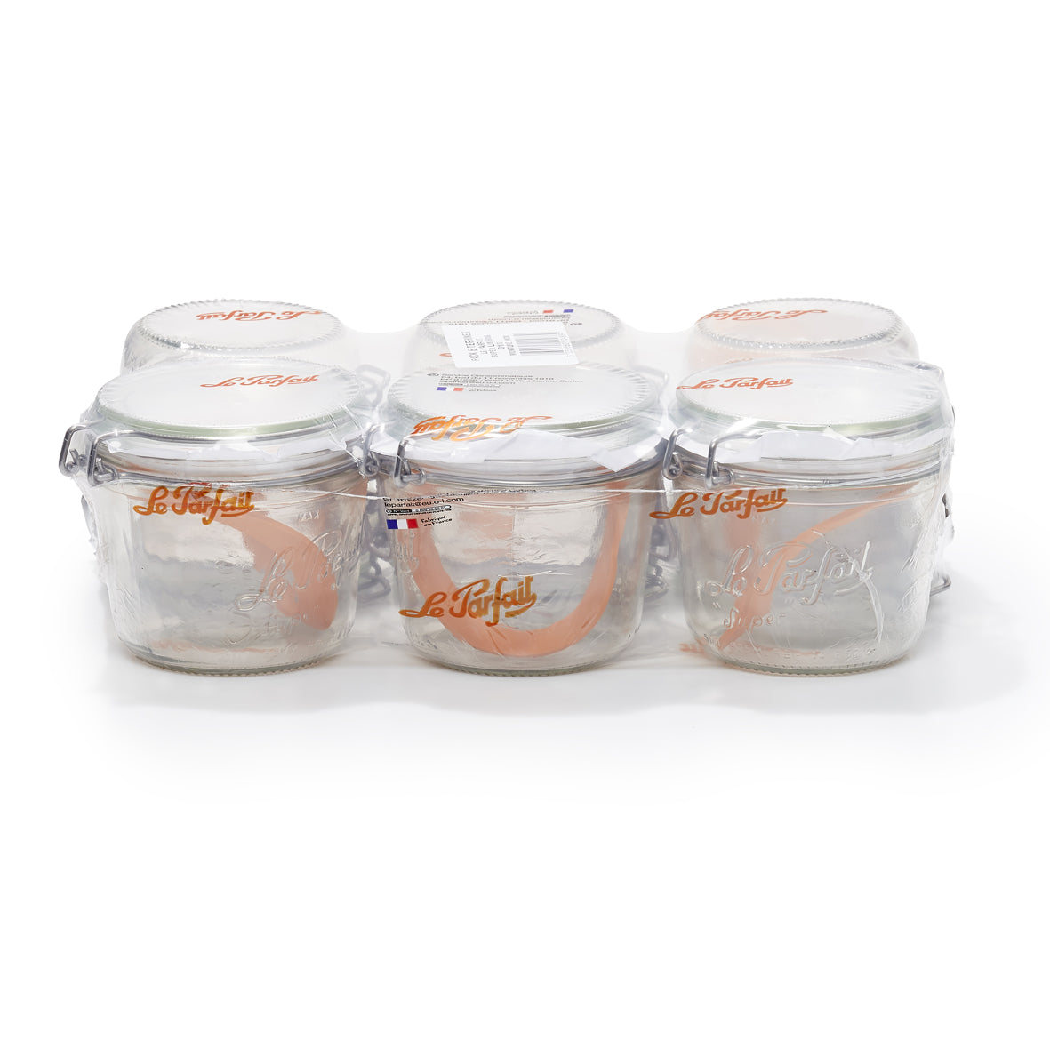 PACK DE 6 TERRINES LE PARFAIT SUPER D100MM 500G – Conservation – HygiRéa
