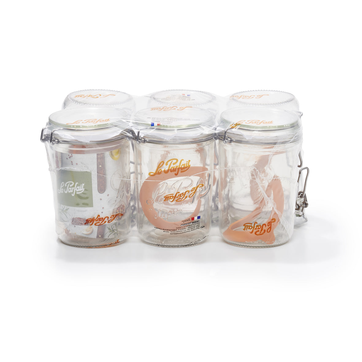 PACK DE 6 TERRINES LE PARFAIT SUPER D100MM 1000G – Conservation – HygiRéa