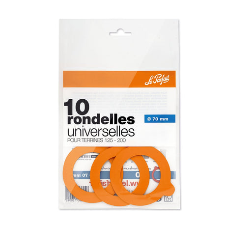 SACHET DE 10 RONDELLES 2 OREILLES LE PARAFIT SUPER D70MM – Conservation – HygiRéa