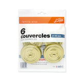 LE PARFAIT FAMILIA WISS - LOT DE 6 COUVERCLES - 82 MM – Conservation – HygiRéa