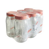 BOCAL COLOR À VIS 2L EN VERRE AVEC COUVERCLE ORANGE – Conservation – HygiRéa