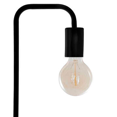 Lampadaire droit Keli haut 150 cm métal noir X4 – Lampadaire – HygiRéa
