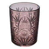 Lot de 4 gobelets bas Ayla 35 cl verre rose