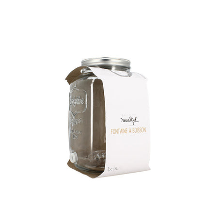 FONTAINE EN VERRE 8 LITRES – Accessoire du bar – HygiRéa