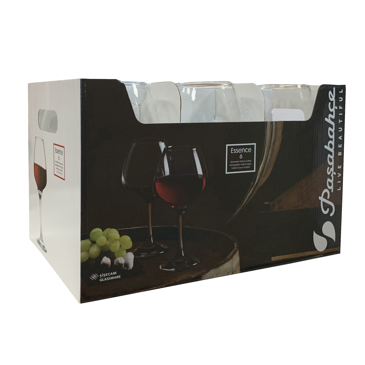 VERRE À PIED VIN ESSENCE 45.5CL EN VERRE TRANSPARENT – Verre à pied – HygiRéa