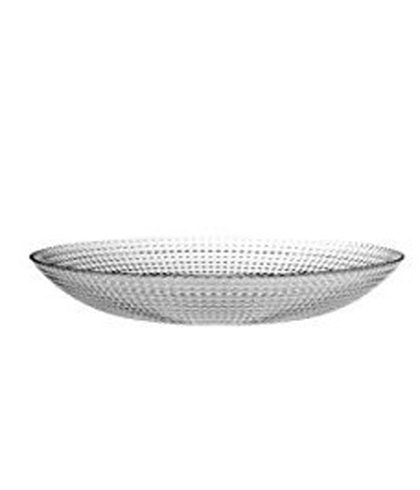 ASSIETTE CREUSE 21CM EN VERRE TRANSPARENT GENERATION – Assiette – HygiRéa